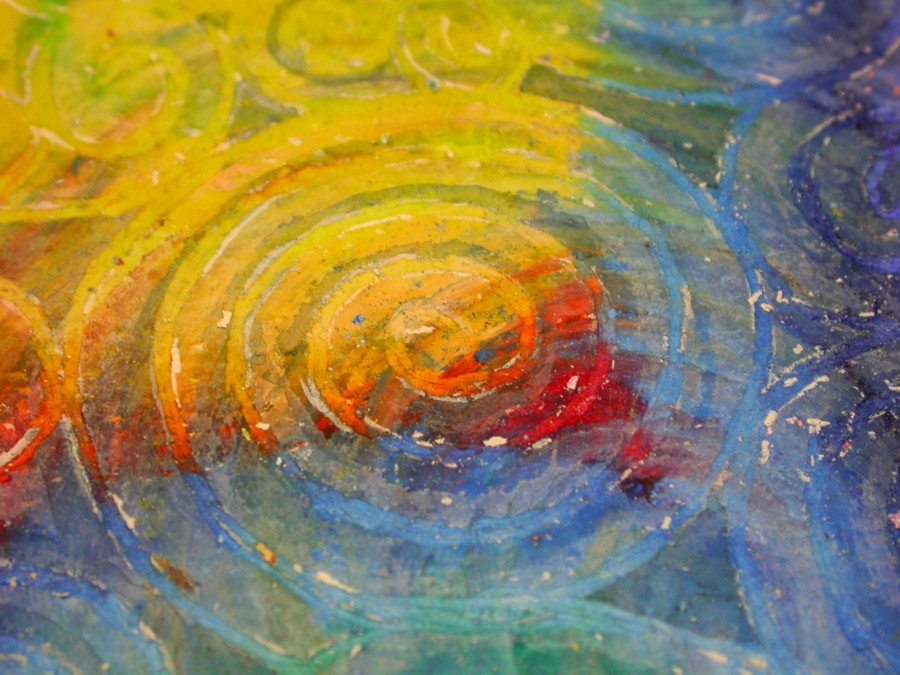 Painting My World: An Experiment: Oil over Pastel. Does it Work?